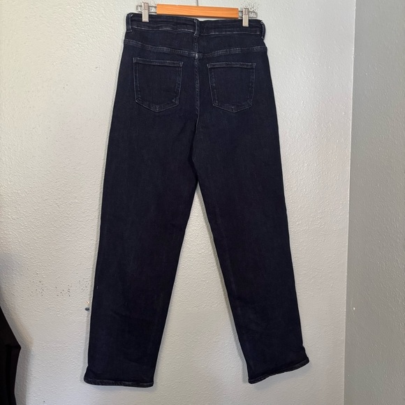 Universal Standard Women's Dark Wash Straight Leg Jean 31 High Waist Denim - Picture 6 of 11